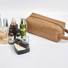 Grass Material Large Capacity Cosmetic Storage Bag