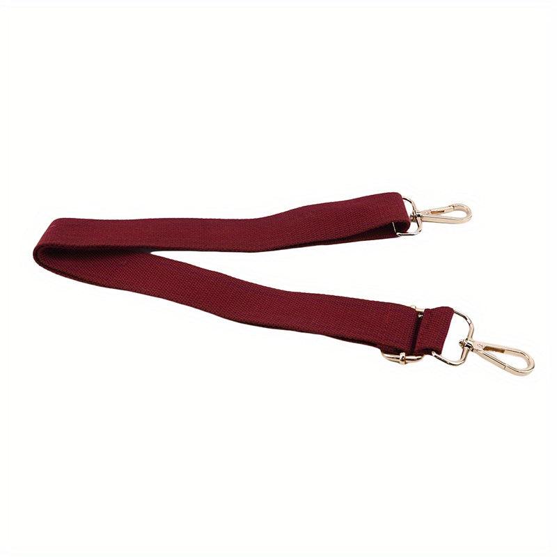 Canvas Shoulder Strap for Handbag Solid Color Crossbody Bag Accessory