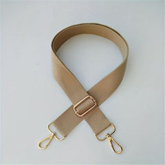 Canvas Shoulder Strap for Handbag Solid Color Crossbody Bag Accessory