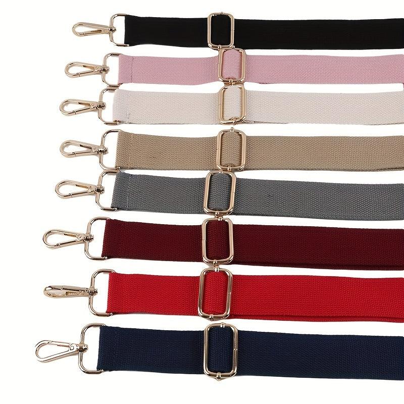 Canvas Shoulder Strap for Handbag Solid Color Crossbody Bag Accessory