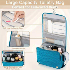 Hanging Toiletry Bag Large Capacity Makeup Storage Water-resistant