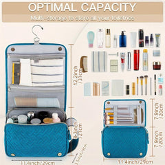 Hanging Toiletry Bag Large Capacity Makeup Storage Water-resistant