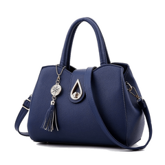 Small Top Handle Crossbody Bag PU Leather Textured Tote Bag Purse