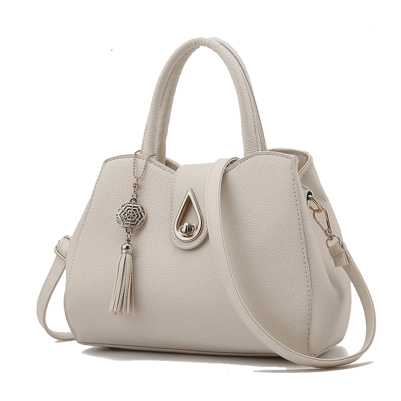 Small Top Handle Crossbody Bag PU Leather Textured Tote Bag Purse
