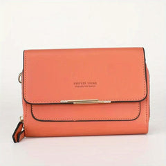 Women's Flap Clutch Purse Small Wallet Crossbody Bag