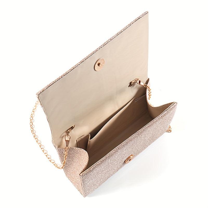 Classic Evening Clutch Bag Flap Party Bag Wedding Chain Bag