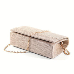 Classic Evening Clutch Bag Flap Party Bag Wedding Chain Bag