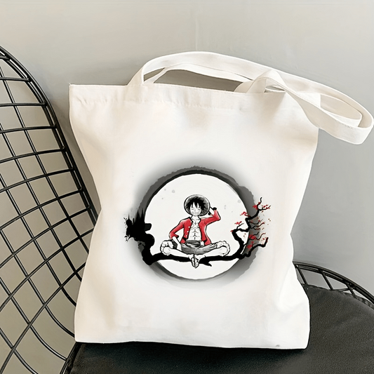 Cartoon Anime Canvas Tote Bag Japanese Style Shoulder Bag