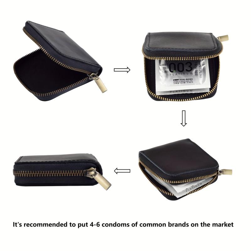 Mini Zipper Coin Purse Leather Credit Card Holder Short Wallet