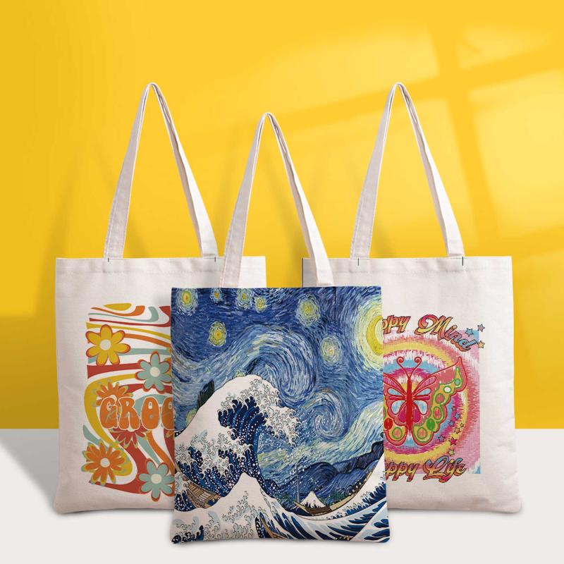 Canvas Bag Eco friendly Washable Shopper Bag
