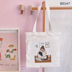 Cartoon Girl Shoulder Bag Lightweight Handbag Versatile Storage Bag