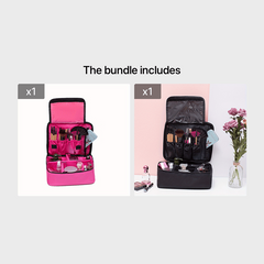 Portable Multifunctional Cosmetic Bag Waterproof Large Capacity