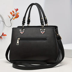 Colorblock Crocodile Embossed Tote Bag Lightweight Shoulder Bag