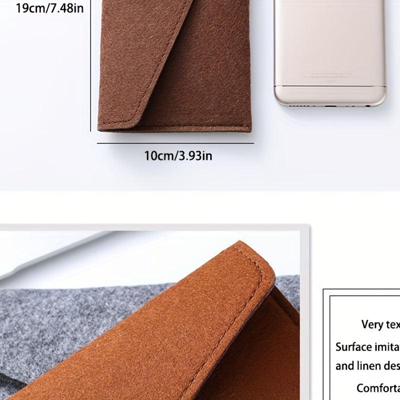 Textured Long Flap Clutch Purse Cell Phone Card Holder