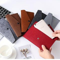 Textured Long Flap Clutch Purse Cell Phone Card Holder