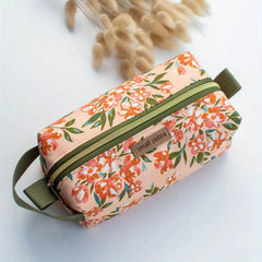 Vintage Pattern Makeup Pouch Zipper Cosmetic Bag