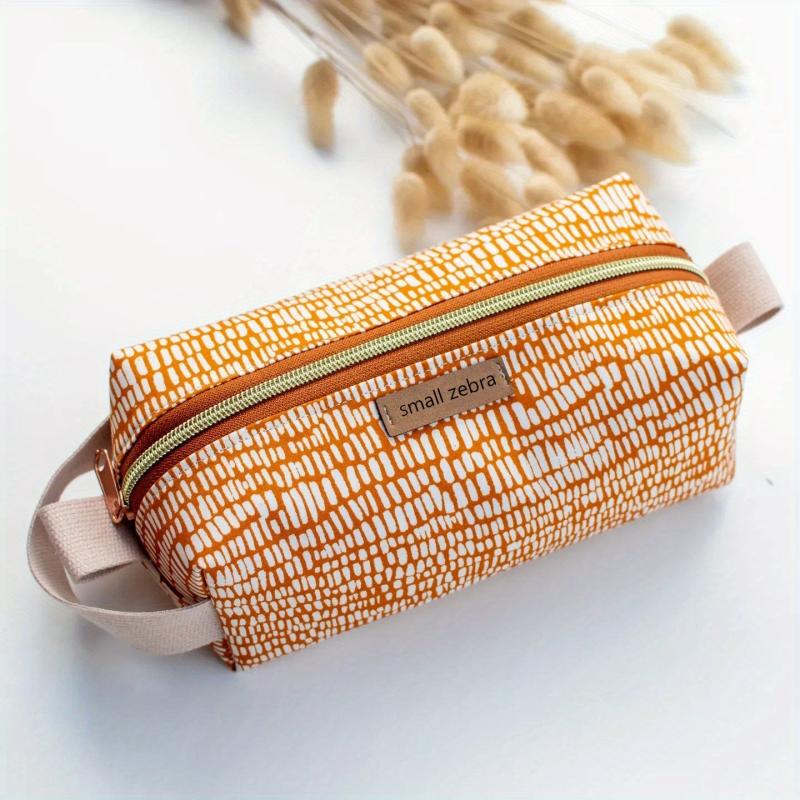 Vintage Pattern Makeup Pouch Zipper Cosmetic Bag