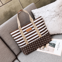 Stripes & Star Pattern Tote Bag Shoulder Handbag for Independence