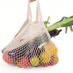 Net Bag Grocery Store Shopping Bag Cotton Large Capacity Spring Outing Camping