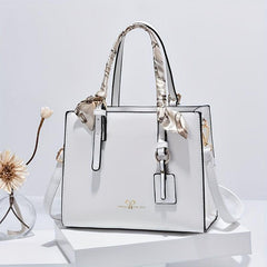 Shoulder Bag Scarf Decor Crossbody Bag