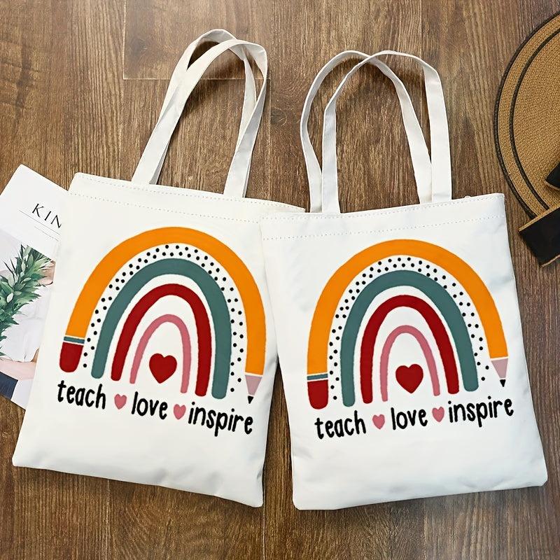Cartoon Pattern Shoulder Bag Lightweight Shopper Bag