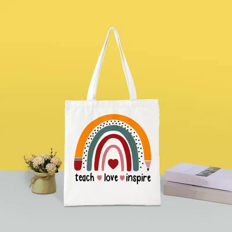 Cartoon Pattern Shoulder Bag Lightweight Shopper Bag