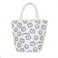 Cartoon Animal Pattern Storage Handbag Lightweight Satchel Bag