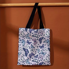 Butterfly Print Shoulder Bag Lightweight All Match Storage Bag