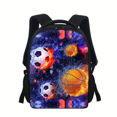 3D Print Sport Backpack for Primary School Students - Red