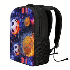 3D Print Sport Backpack for Primary School Students - Red