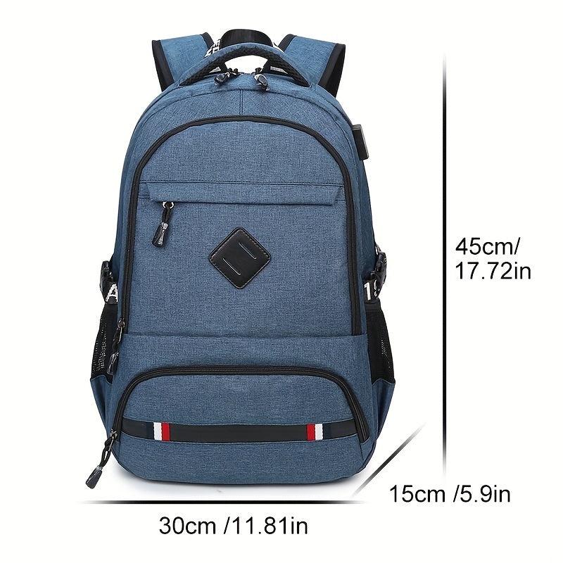 Anti Theft Slim Travel Laptop Backpack with USB