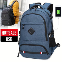 Anti Theft Slim Travel Laptop Backpack with USB