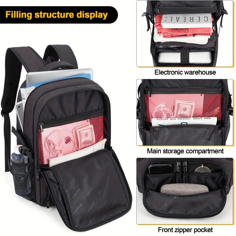 Men's Business Travel Notebook Backpack USB Charging Interface