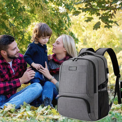 Men's Business Travel Notebook Backpack USB Charging Interface