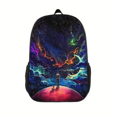 Starry Sky Universe Pattern Backpack for Men