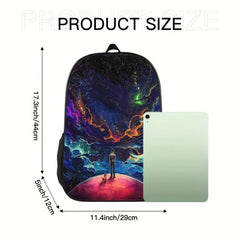 Starry Sky Universe Pattern Backpack for Men