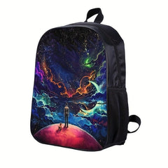 Starry Sky Universe Pattern Backpack for Men