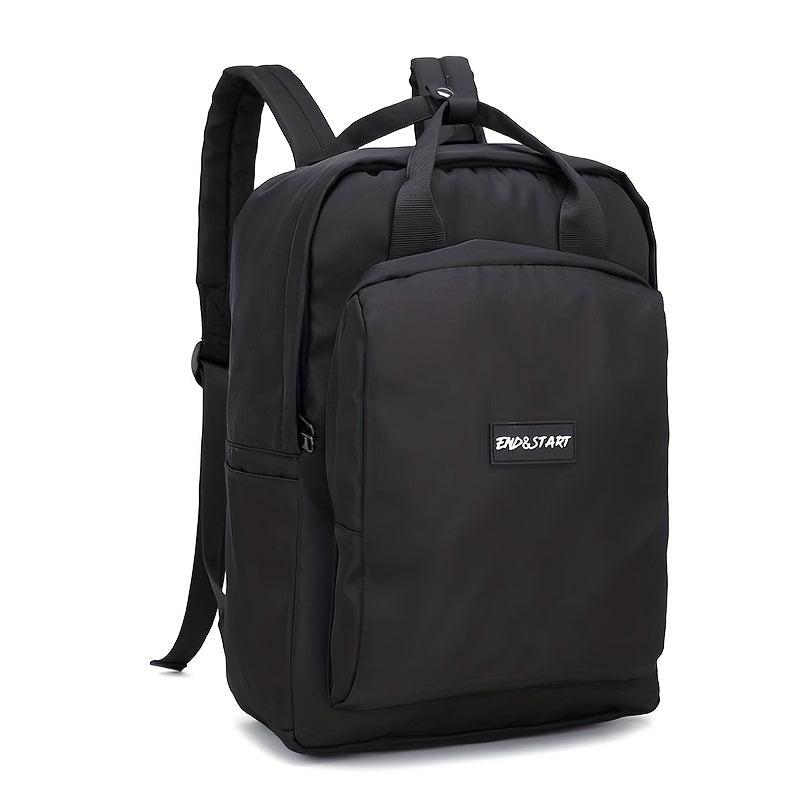 Portable Oxford Cloth Backpack Schoolbag Travel Bag