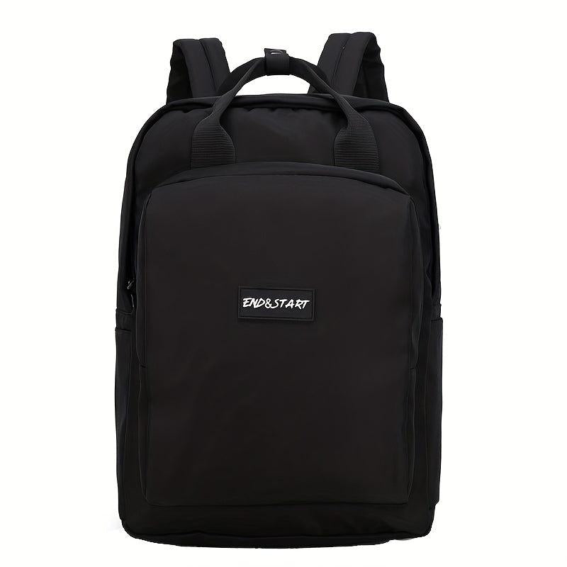 Portable Oxford Cloth Backpack Schoolbag Travel Bag
