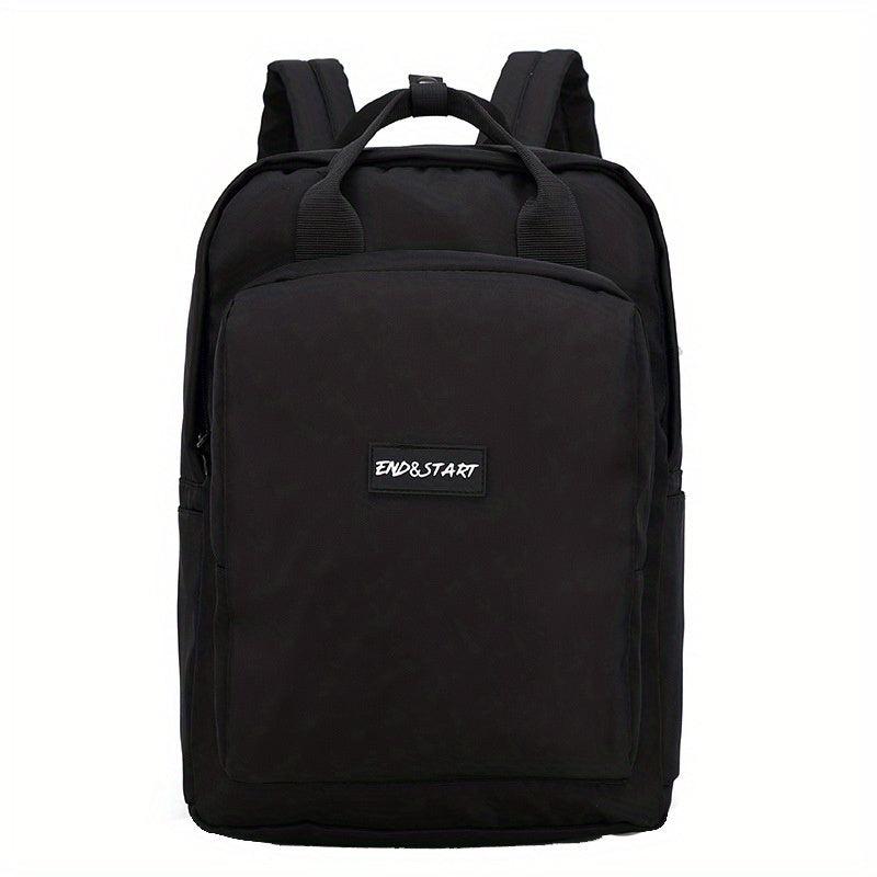 Portable Oxford Cloth Backpack Schoolbag Travel Bag