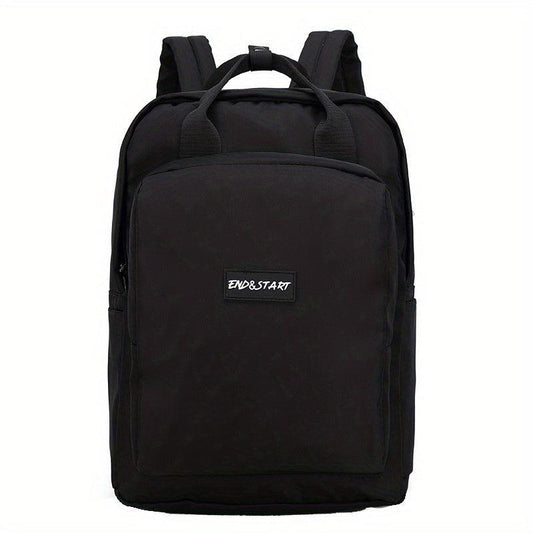 Portable Oxford Cloth Backpack Schoolbag Travel Bag