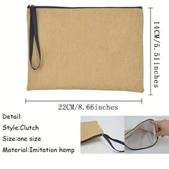 French Print Cosmetic Bag Travel Toiletry Bag