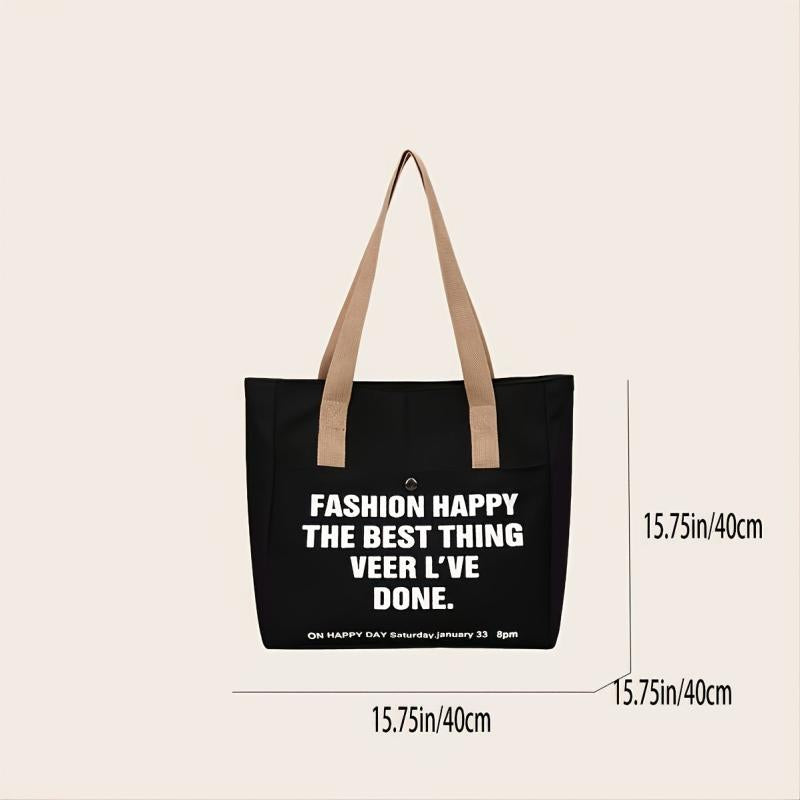 Large Capacity Shoulder Bag All Match Bag For School