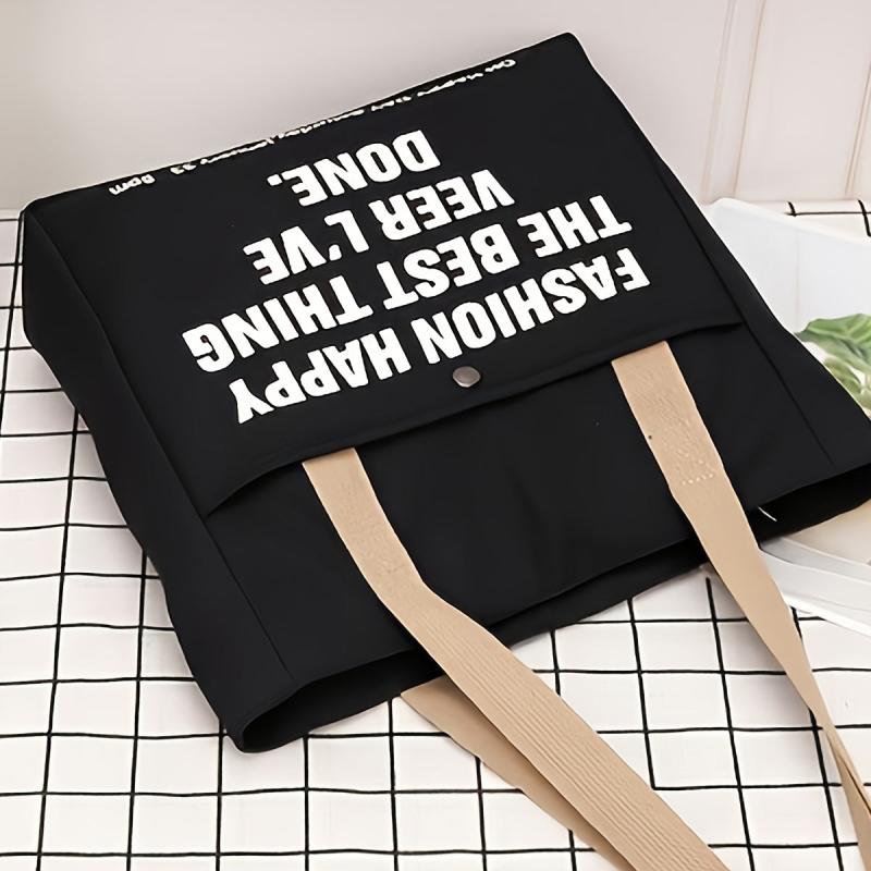 Large Capacity Shoulder Bag All Match Bag For School