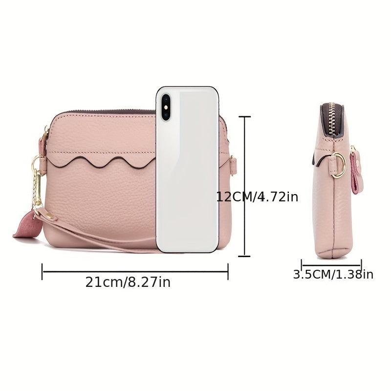 Solid Clutch Wallet Zipper Coin Purse Classic Credit Card Holder