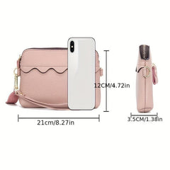 Solid Clutch Wallet Zipper Coin Purse Classic Credit Card Holder