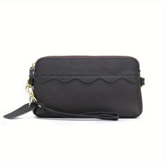 Solid Clutch Wallet Zipper Coin Purse Classic Credit Card Holder