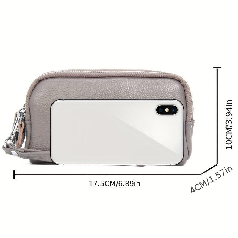 Solid Long Wallet Minimalist Clutch Coin Purse