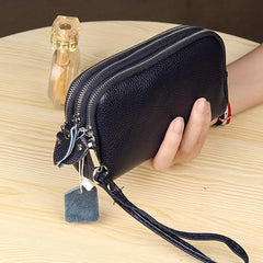 Solid Long Wallet Minimalist Clutch Coin Purse