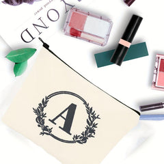 Letter A Pattern Cosmetic Bag for Men Women